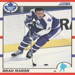 Brad Marsh - 1990 Score Hockey Card